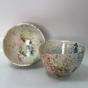 Tazones multicolores